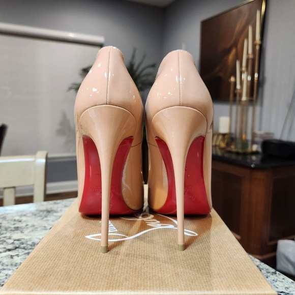 Christian Louboutin Nude Heels - Picture 3 of 7